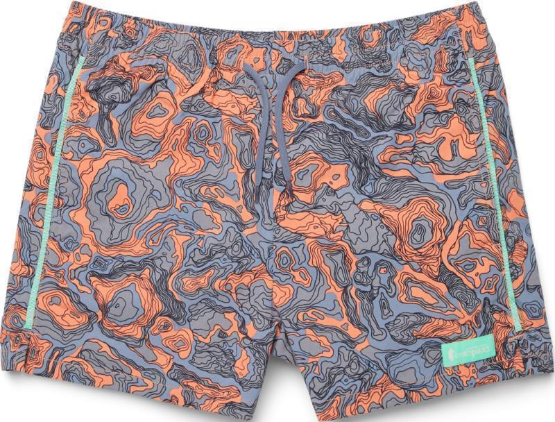 Brinco Shorts, 3" Inseam, Printed - Womens - tempest / hot punch 1