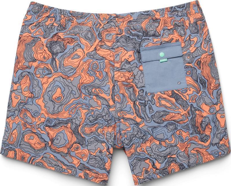 Brinco Shorts, 3" Inseam, Printed - Womens - tempest / hot punch 1