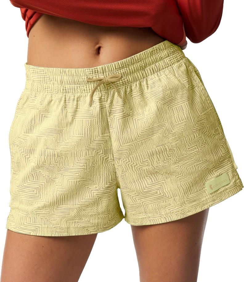 Brinco Shorts, 3" Inseam, Printed - Womens - zen garden honeydew 1