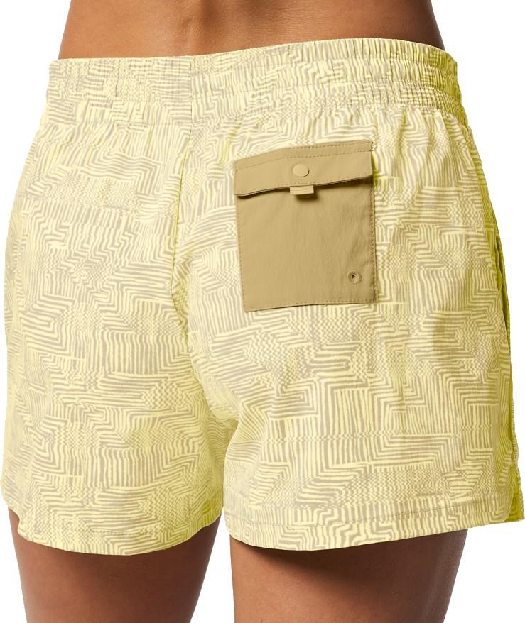 Brinco Shorts, 3" Inseam, Printed - Womens - zen garden honeydew 1