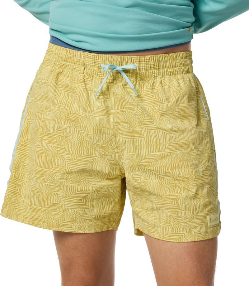 Brinco Shorts, 5" Inseam, Printed - Mens - zen garden honeydew 1
