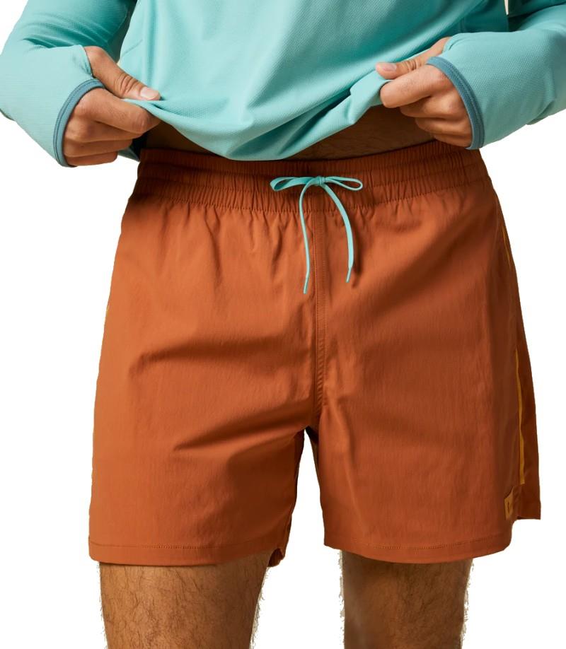 Brinco Shorts, 5" Inseam, Solid - Mens - whiskey 1