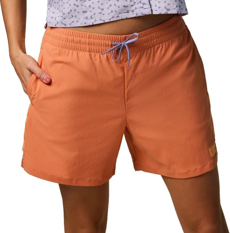 Brinco Shorts, 5" Inseam, Solid - Womens - grapefruit 1