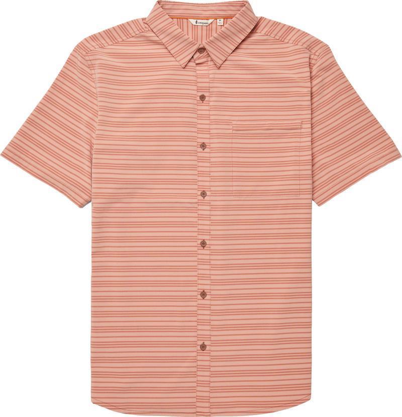 Cambio Button Up Shirt, Printed - Mens - Faded Brick 1