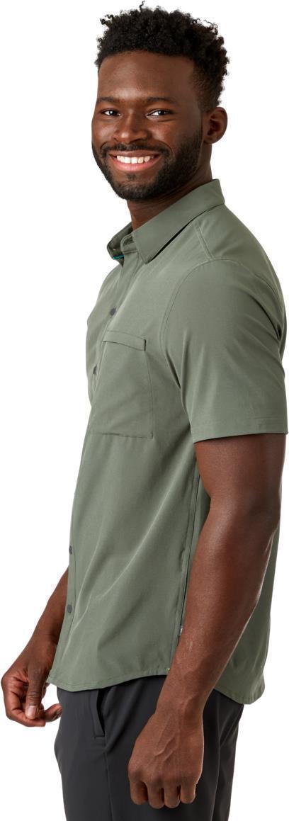 Cambio Button Up Shirt, Solid - Mens - Spruce 2