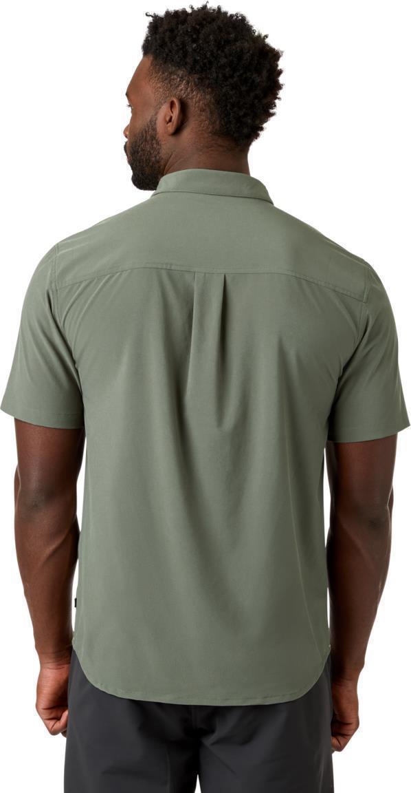 Cambio Button Up Shirt, Solid - Mens - Spruce 3