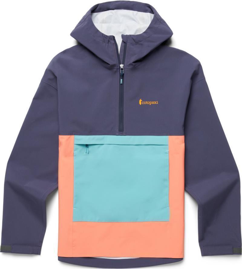 Cielo Rain Anorak - Womens - Graphite / Hot Punch 1