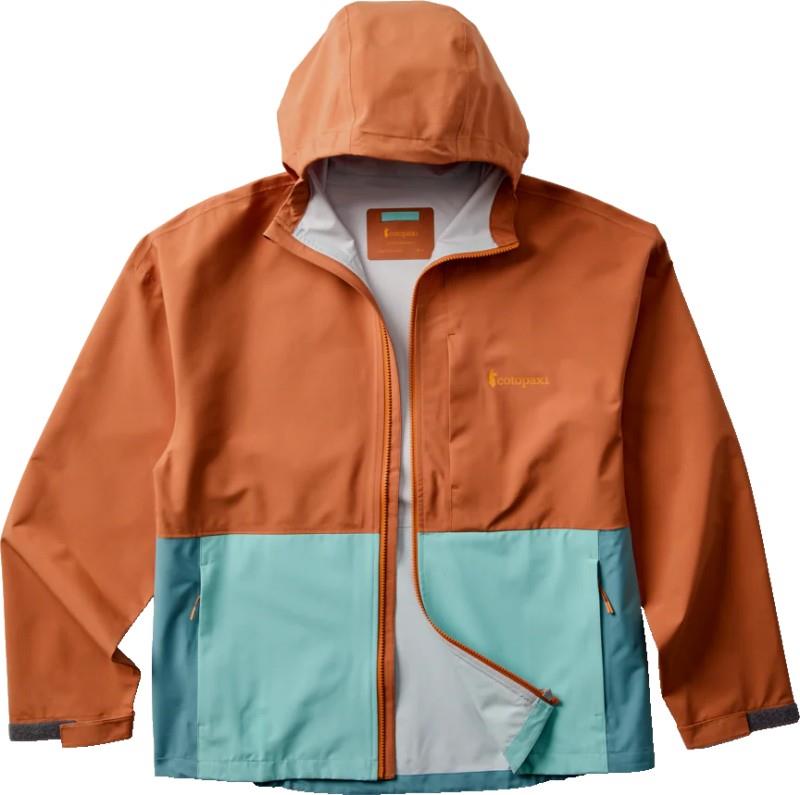 Cielo Rain Jacket - Mens - whiskey / tide pool 1