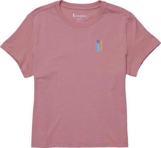 Cotopaxi Bloom T-Shirt - Womens - dusty rose 1