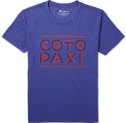 Cotopaxi Stripe T-Shirt - Womens - Blue Violet 1