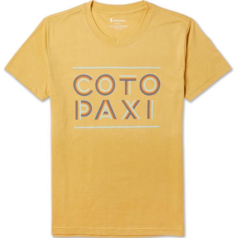 Cotopaxi Stripe T-Shirt - Womens - golden rod 1