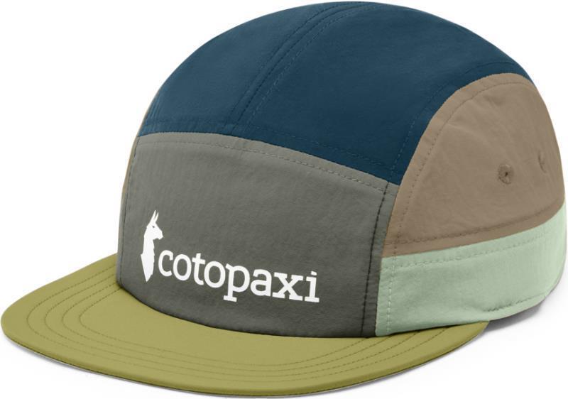 Cotopaxi Tech 5-Panel Hat - Fatigue and Lemongrass 1