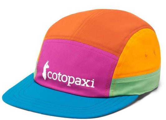 Cotopaxi Tech 5-Panel Hat - Raspberry / Gulf 1