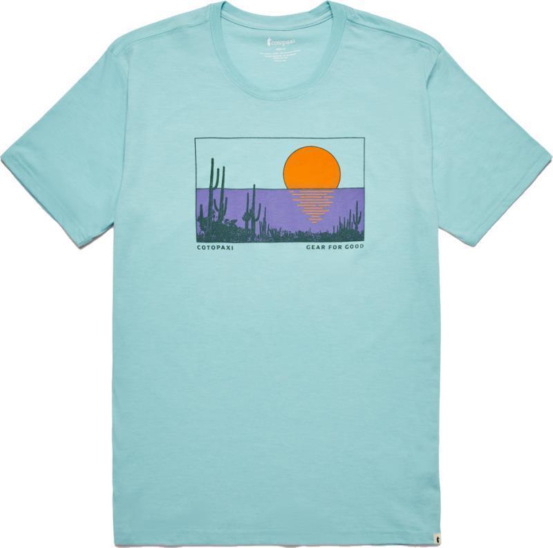 Desert View Organic T-Shirt - Mens - Sea Glass 1