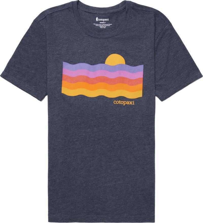 Disco Wave Organic T-Shirt - Womens - Graphite 1