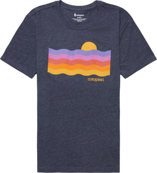 Disco Wave Organic T-Shirt - Womens - Graphite 1