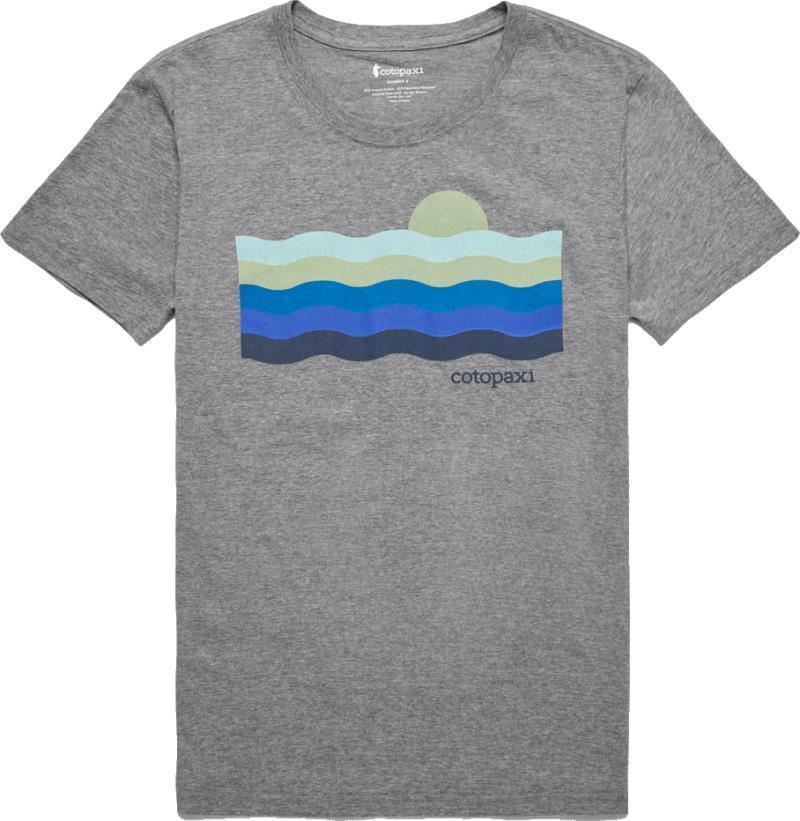 Disco Wave Organic T-Shirt - Womens - Heather Grey 1
