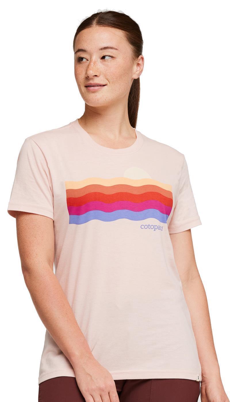 Disco Wave Organic T-Shirt - Womens - Sand 3