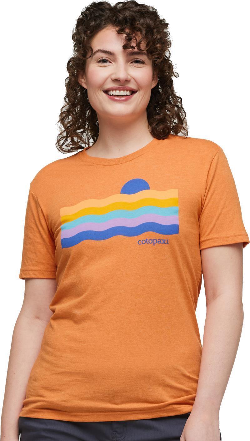 Disco Wave Organic T-Shirt - Womens - Tamarindo 3