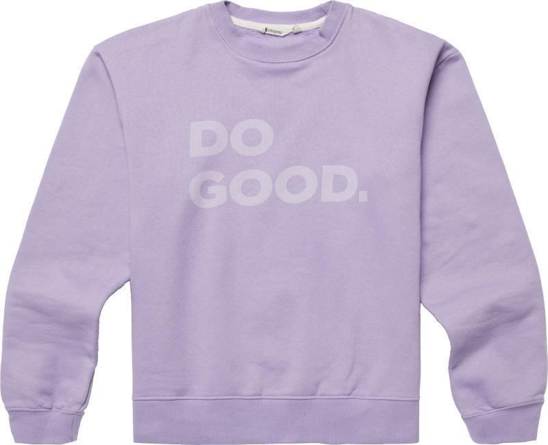 Do Good Organic Crew Sweatshirt - Womens - Thistle 1