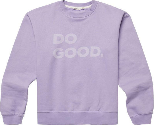 Do Good Organic Crew Sweatshirt - Womens - Thistle 1
