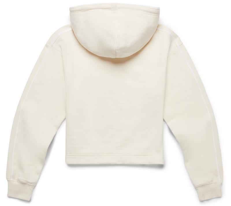 Do Good Organic Crop Hoodie - Womens - Bone 2