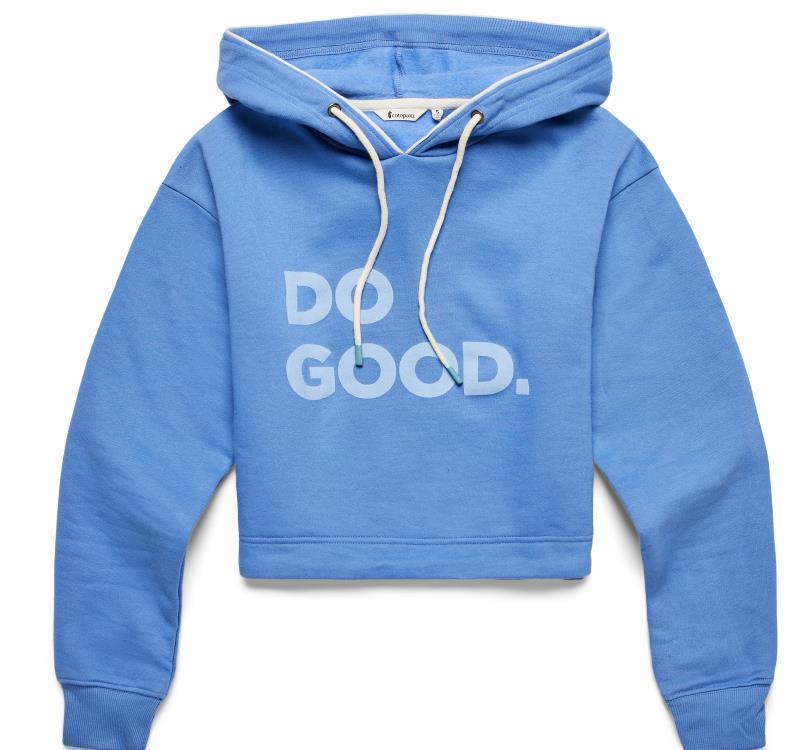 Do Good Organic Crop Hoodie - Womens - Lupine 1