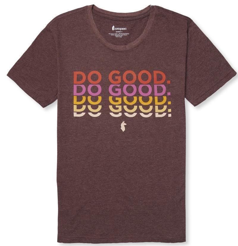 Do Good Repeat Organic T-Shirt - Womens - Chestnut 1