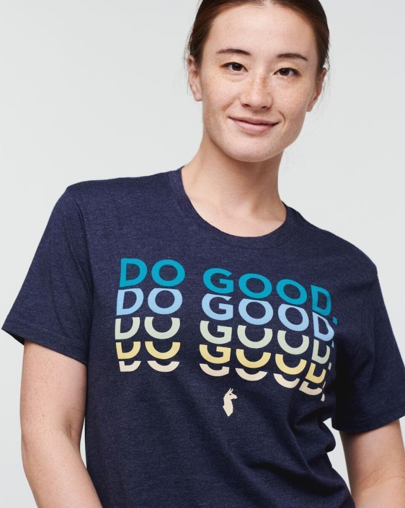 Do Good Repeat Organic T-Shirt - Womens - Maritime 2