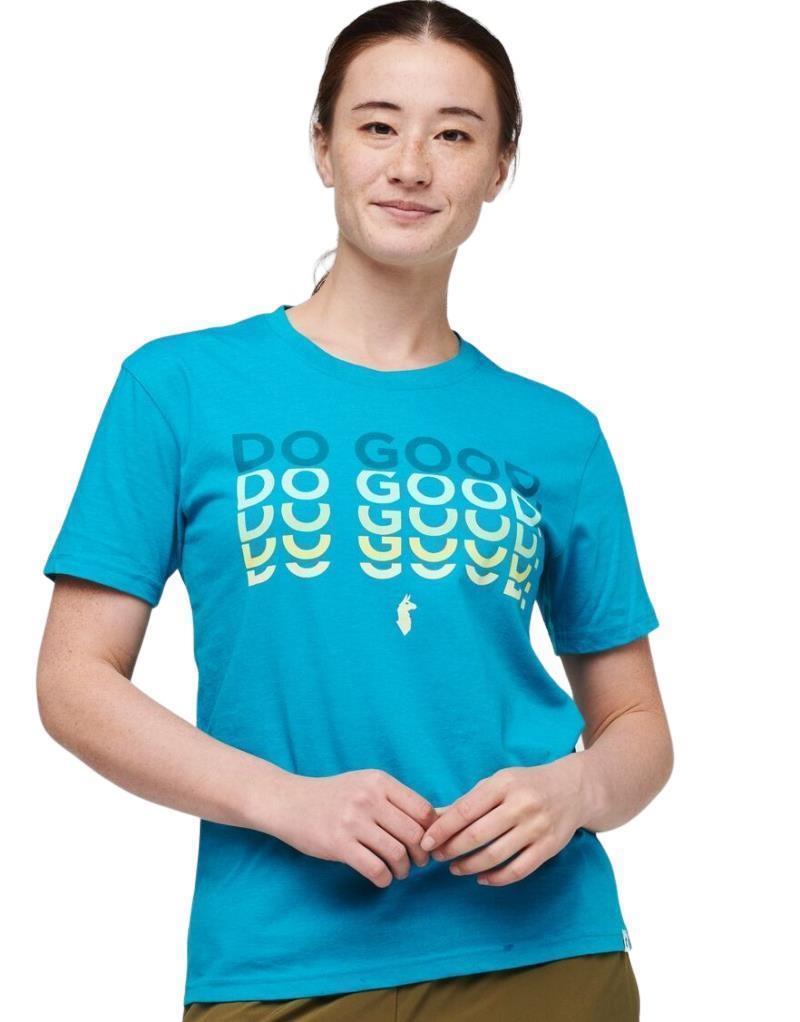 Do Good Repeat Organic T-Shirt - Womens - Mineral Blue 1
