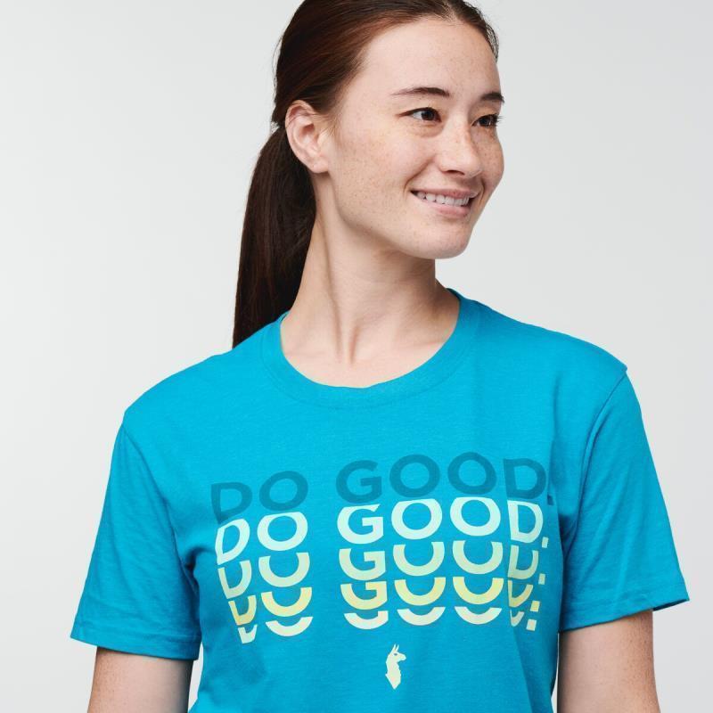 Do Good Repeat Organic T-Shirt - Womens - Mineral Blue 2