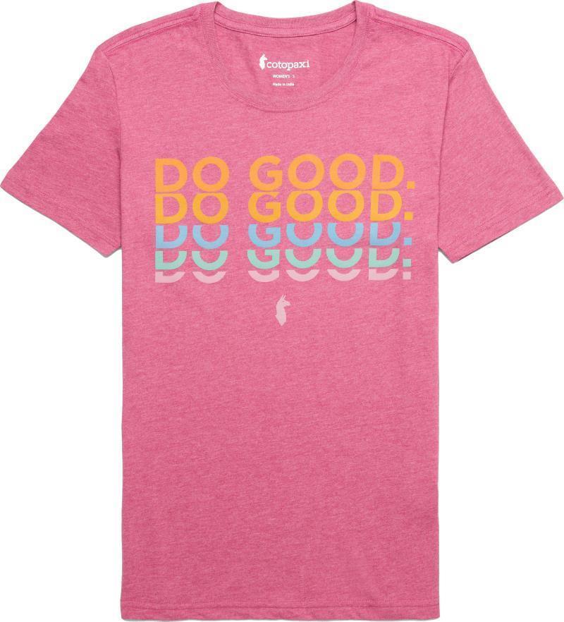 Do Good Repeat Organic T-Shirt - Womens - Sangria 1