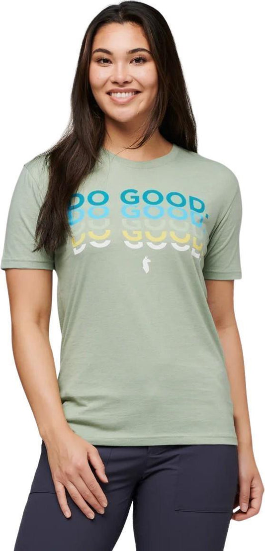 Do Good Repeat Organic T-Shirt - Womens - silver leaf 1