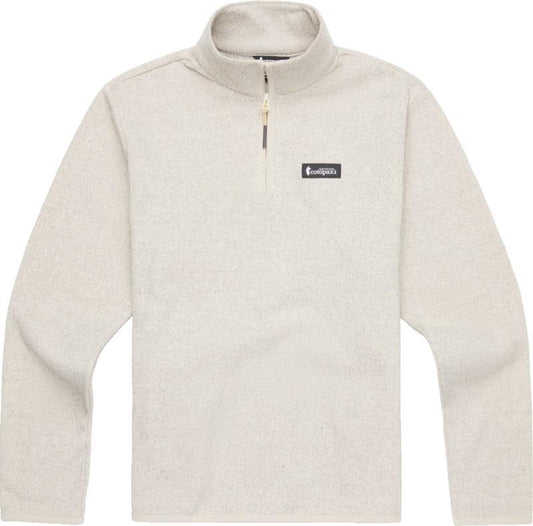 Envo Fleece Quarter-Zip Pullover - Womens - heather cream 1