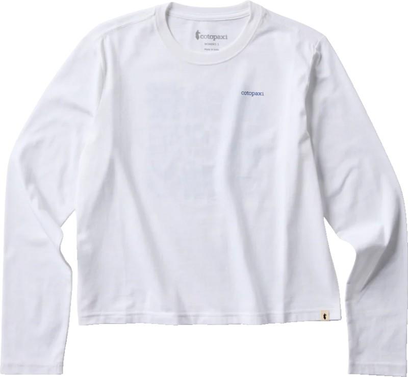 Flower Patch LS T-Shirt - Womens - white 1