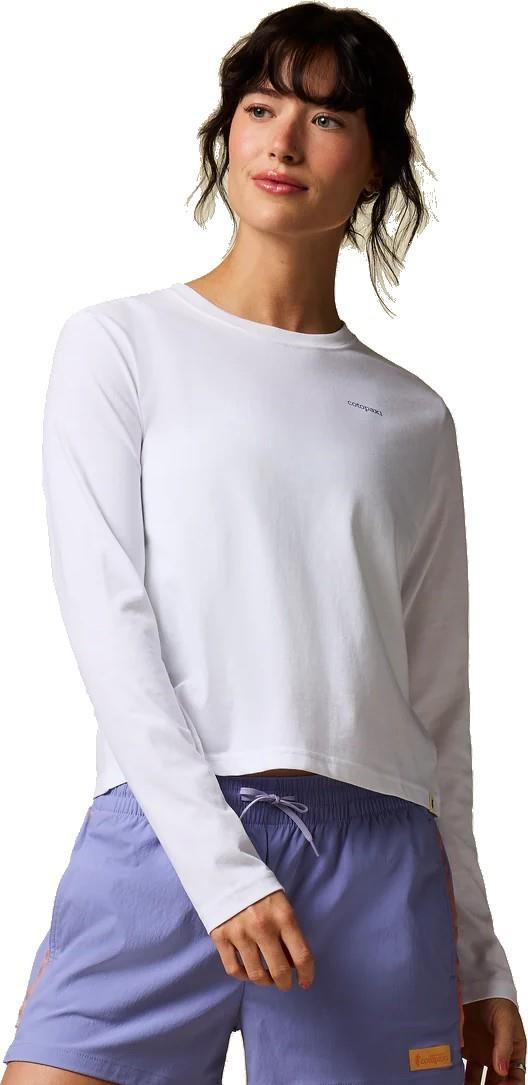 Flower Patch LS T-Shirt - Womens - white 1