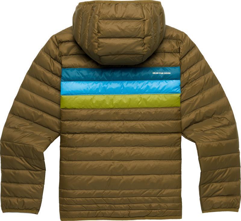 Fuego Down Hooded Jacket - Kids - live oak stripes 1
