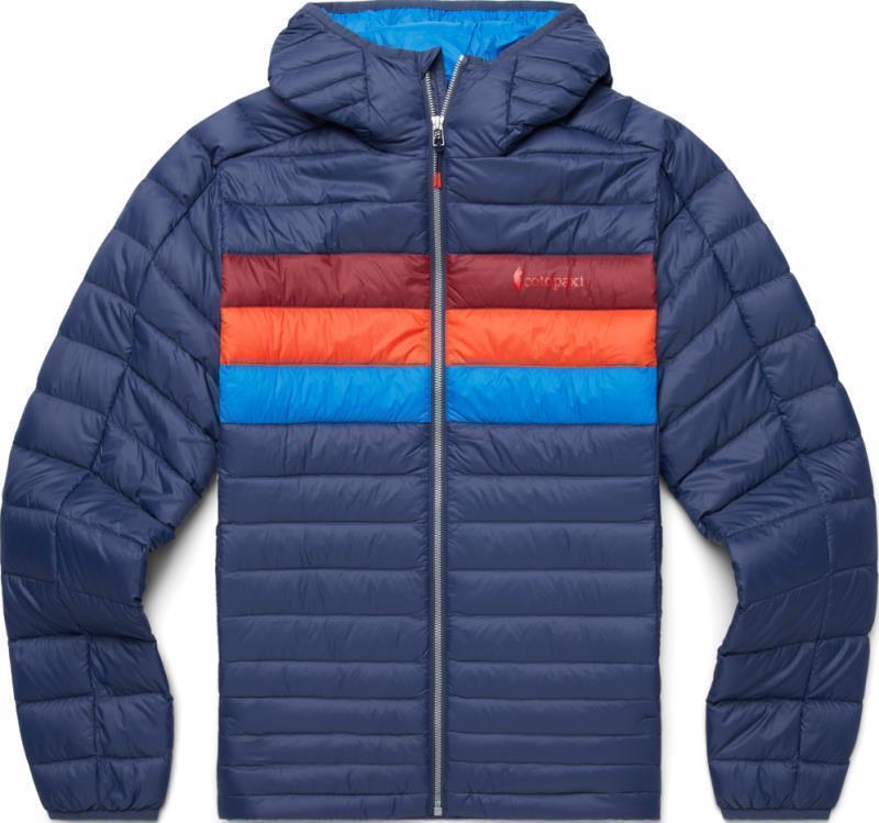 Fuego Down Hooded Jacket - Mens - Ink Stripes 1