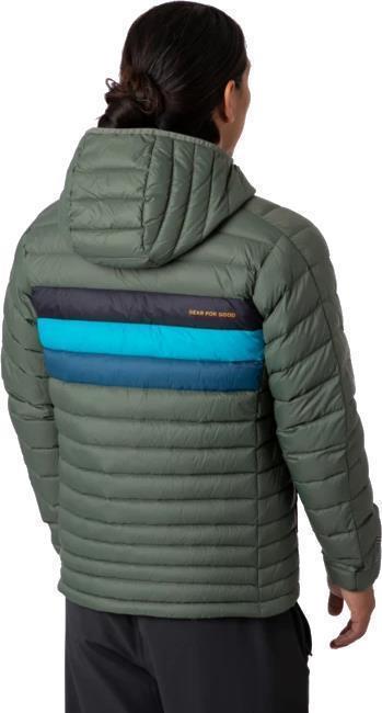 Fuego Down Hooded Jacket - Mens - Spruce Stripes 4