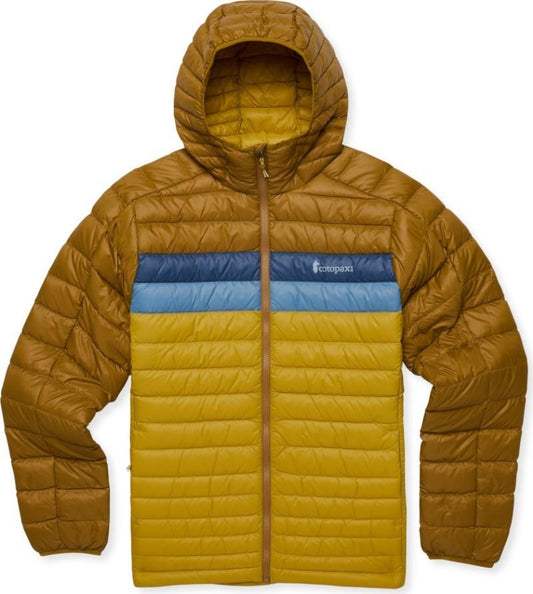 Fuego Down Hooded Jacket - Mens - bronze / gold 1