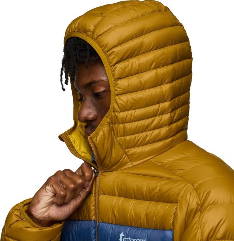 Fuego Down Hooded Jacket - Mens - bronze / gold 1