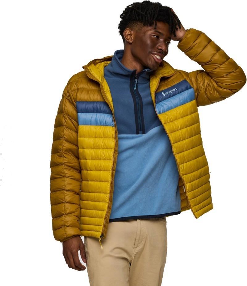 Fuego Down Hooded Jacket - Mens - bronze / gold 1