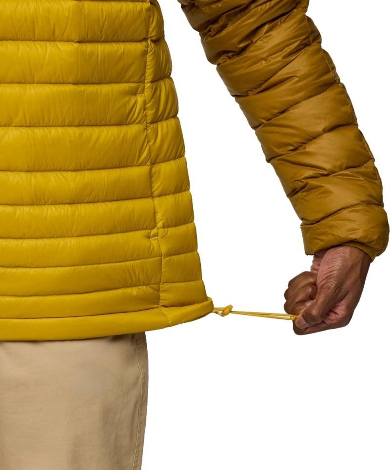 Fuego Down Hooded Jacket - Mens - bronze / gold 1