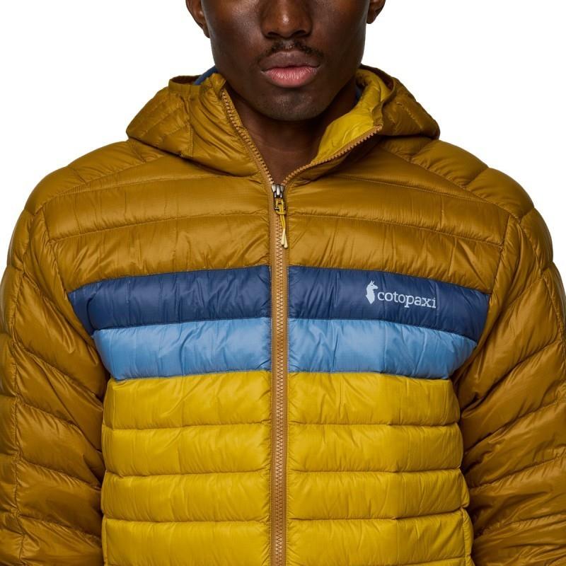 Fuego Down Hooded Jacket - Mens - bronze / gold 1