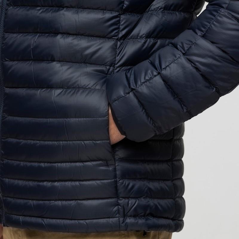 Fuego Down Hooded Jacket - Mens - carbon stripes 1