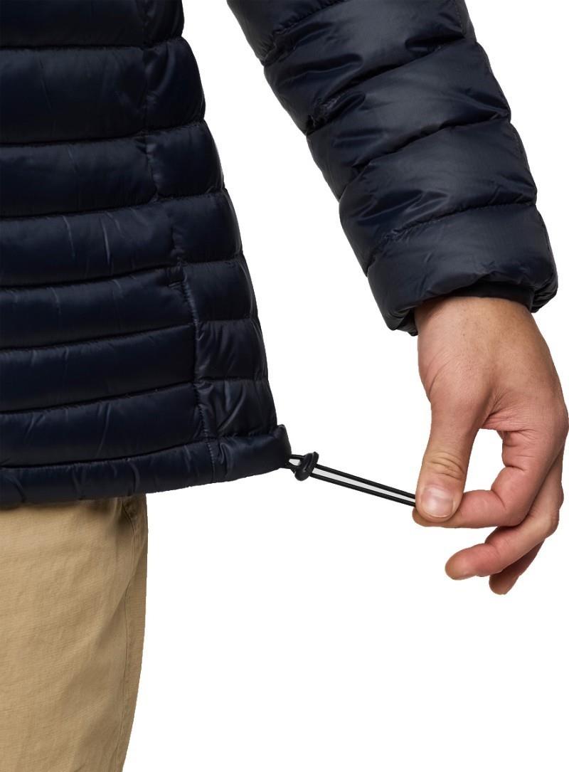 Fuego Down Hooded Jacket - Mens - carbon stripes 1