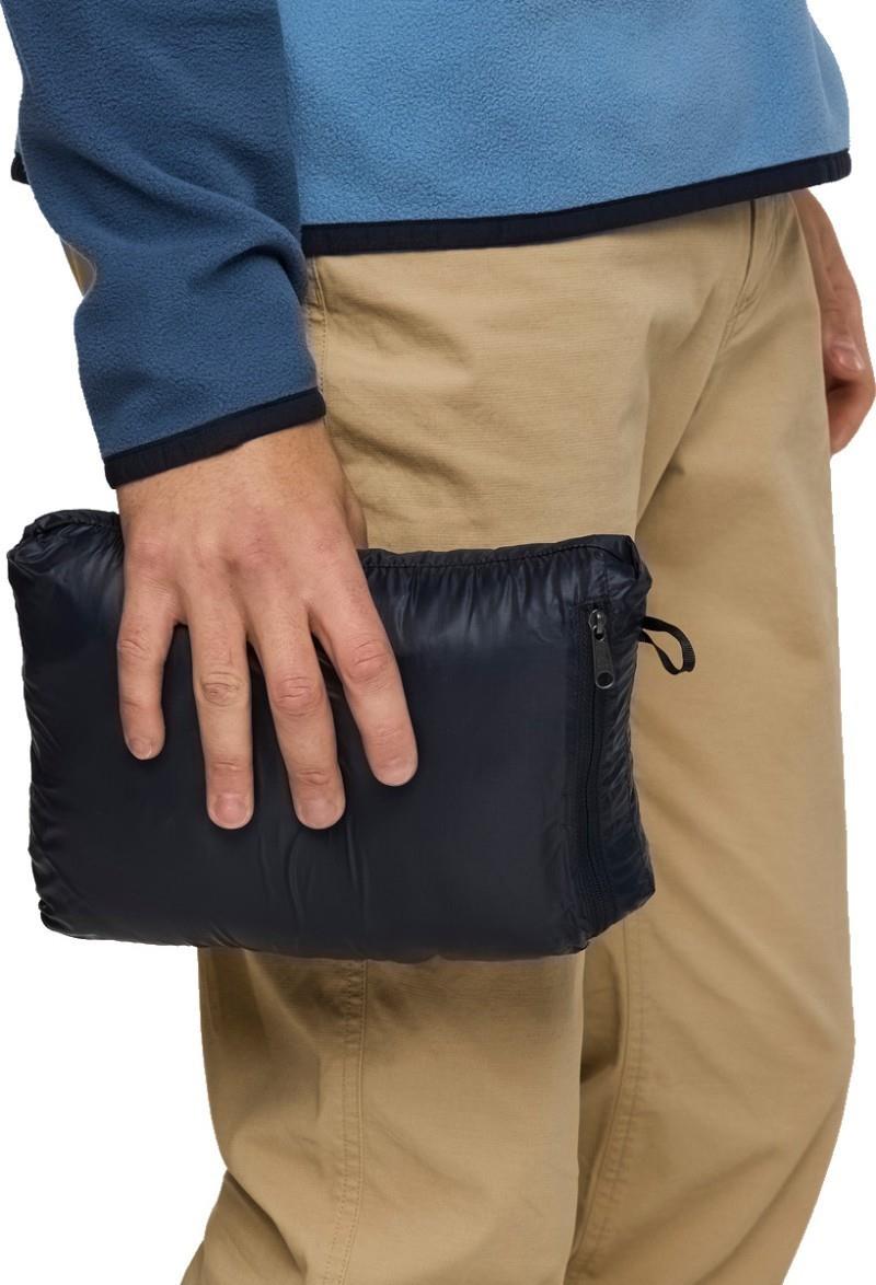 Fuego Down Hooded Jacket - Mens - carbon stripes 1