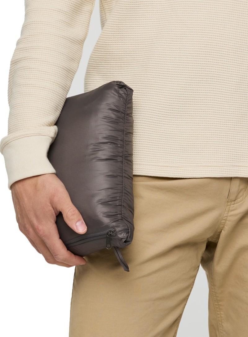 Fuego Down Hooded Jacket - Mens - cinder stripes 1
