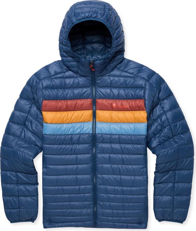 Fuego Down Hooded Jacket - Mens - deep sea stripes 1