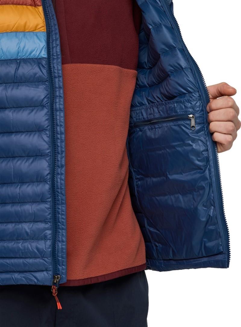 Fuego Down Hooded Jacket - Mens - deep sea stripes 1
